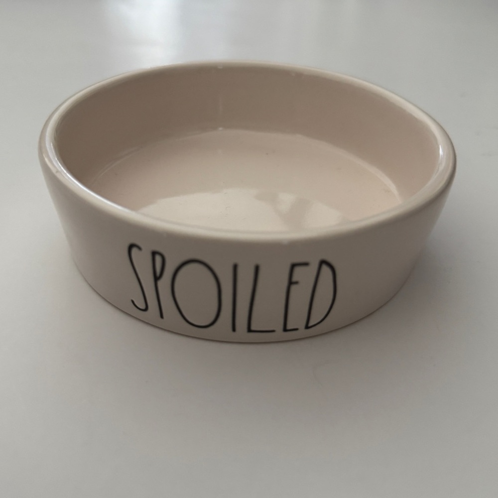 Rae Dunn Cat Bowl "SPOILED" Artisan Collection